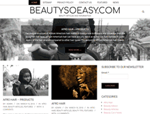 Tablet Screenshot of beautysoeasy.com